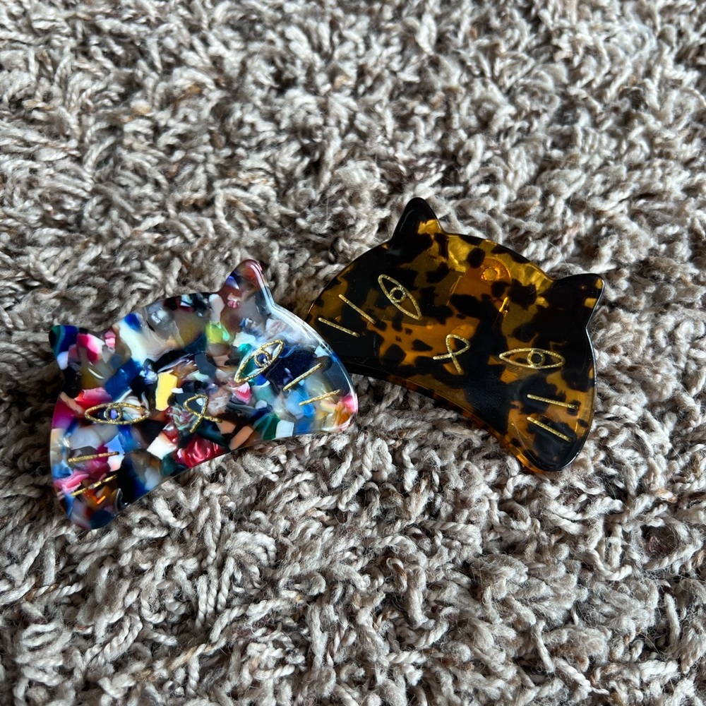 Cat Shaped Hair Clips